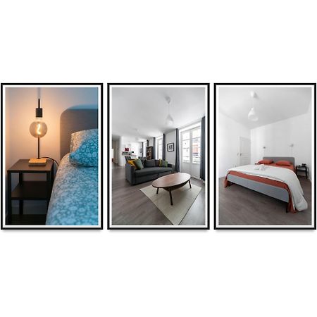 Le Brit - Grand Appartement Design, 3 Chambres, Centre Ville Vichy Esterno foto