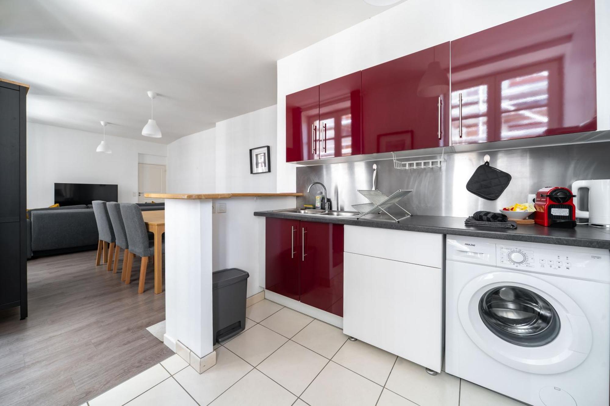 Le Brit - Grand Appartement Design, 3 Chambres, Centre Ville Vichy Esterno foto