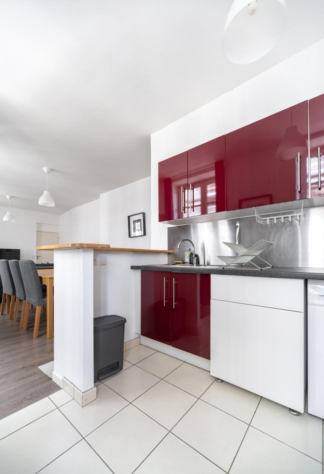 Le Brit - Grand Appartement Design, 3 Chambres, Centre Ville Vichy Esterno foto