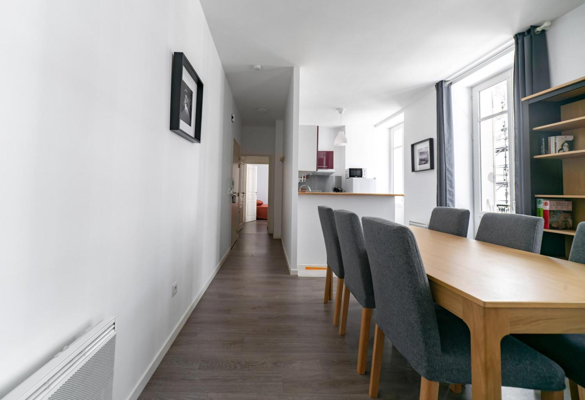 Le Brit - Grand Appartement Design, 3 Chambres, Centre Ville Vichy Esterno foto